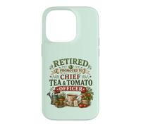 Retired Promoted To Chief Tea & Tomato Officer Retirement Case for iPhone 14 Pro