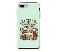 Retired Promoted To Chief Tea & Tomato Officer Retirement Case for iPhone 7 Plus/8 Plus