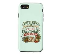 Retired Promoted To Chief Tea & Tomato Officer Retirement Case for iPhone SE (2020) / 7/8