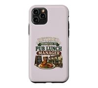 Retired Promoted To Pub Lunch Manager Funny Retirement Case for iPhone 11 Pro