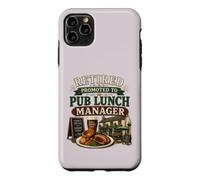 Retired Promoted To Pub Lunch Manager Funny Retirement Case for iPhone 11 Pro Max