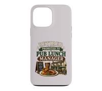 Retired Promoted To Pub Lunch Manager Funny Retirement Case for iPhone 13 Pro Max