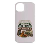 Retired Promoted To Pub Lunch Manager Funny Retirement Case for iPhone 14 Plus
