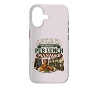 Retired Promoted To Pub Lunch Manager Funny Retirement Case for iPhone 17