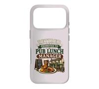Retired Promoted To Pub Lunch Manager Funny Retirement Case for iPhone 17 Pro