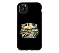 Retired Promoted To RV Park Manager Funny Retirement Camping Case for iPhone 11 Pro Max