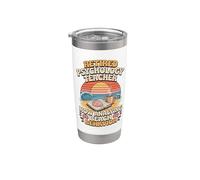 Retired Psychology Teacher Now Analyzing Beach Behavior Stainless Steel Insulated Tumbler