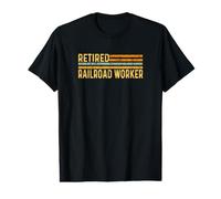 Retired Railroad Worker Retirement Retire Train Trainyard Value Graphic T-Shirt