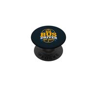 Retired School Bus Driver Retirement PopSockets Adhesive PopGrip