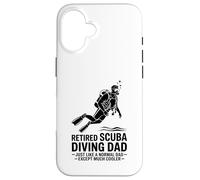Retired Scuba Diving Dad Just Like A Normal Dad Case for iPhone 16