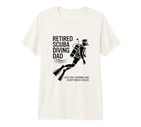 Retired Scuba Diving Dad Just Like A Normal Dad Premium T-Shirt