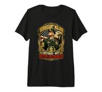 Retired Sergeant Major Veteran NCO Military Retirement Premium T-Shirt