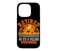 Retired So It's 5 O'clock Everywhere Sunset Retirement Case for iPhone 14 Pro