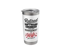 Retired Software Engineer Under New Management See Wife Stainless Steel Insulated Tumbler