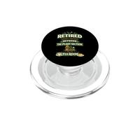 Retired Somewhere Between The Plant Section And The Tea Room PopSockets PopGrip for MagSafe