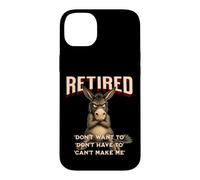 Retired Stubborn Mule s Funny Grumpy Retirement Case for iPhone 14 Plus