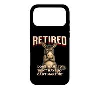 Retired Stubborn Mule s Funny Grumpy Retirement Case for iPhone 17 Pro Max