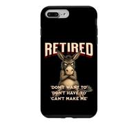 Retired Stubborn Mule s Funny Grumpy Retirement Case for iPhone 7 Plus/8 Plus