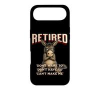 Retired Stubborn Mule s Funny Grumpy Retirement Case for iPhone Air
