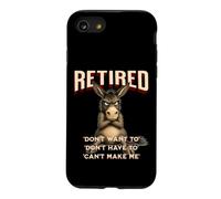 Retired Stubborn Mule s Funny Grumpy Retirement Case for iPhone SE (2020) / 7/8