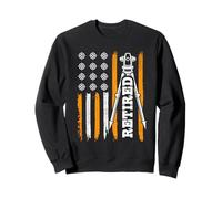 Retired Surveyor us flag Surveying Land Surveyor Retirement Sweatshirt