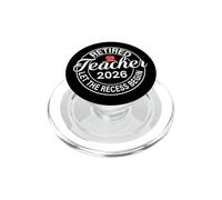 Retired Teacher 2026 Teacher Retirement Let The Recess Begin PopSockets PopGrip for MagSafe