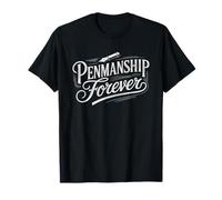 Retired Teacher Calligraphy Hobbyist Beautiful Penmanship T-Shirt
