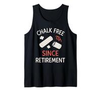 Retired Teacher Class Dismissed Funny Educator Farewell Tank Top