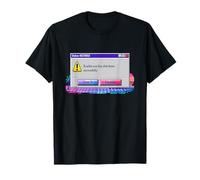 Retired Teacher exe Shut Down Retro Computer Retirement T-Shirt