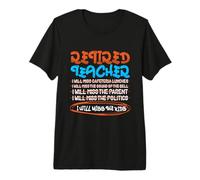 Retired Teacher I Will Miss The Kids - Retired Teacher Premium T-Shirt