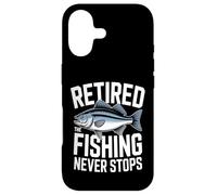 Retired The Fishing Never Stops Angler Case for iPhone 17