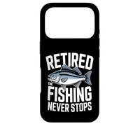 Retired The Fishing Never Stops Angler Case for iPhone 17 Pro