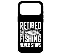Retired The Fishing Never Stops Angler Case for iPhone 17 Pro Max