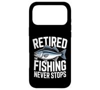 Retired The Fishing Never Stops Angler Case for iPhone 17 Pro Max