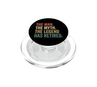 Retired The Man Myth Legend Has Retired Retirement PopSockets PopGrip for MagSafe
