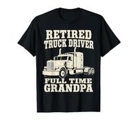 Retired Truck Driver Retirement Trucker Value Graphic T-Shirt