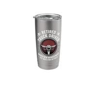 Retired Truck Driver Under New Stainless Steel Insulated Tumbler