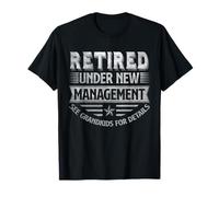 Retired Under New Management See Grandkids Funny Retirement T-Shirt