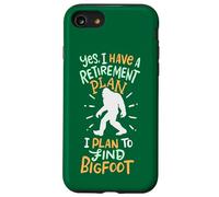 Retired Yes I Have A Retirement Plan I Plan To Find Bigfoot Case for iPhone SE (2020) / 7/8