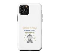 Retired Zen Mindful Man Grandpa Meditation Humor Calm Case for iPhone 11 Pro