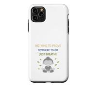 Retired Zen Mindful Man Grandpa Meditation Humor Calm Case for iPhone 11 Pro Max