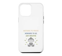Retired Zen Mindful Man Grandpa Meditation Humor Calm Case for iPhone 12 Pro Max