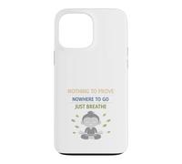 Retired Zen Mindful Man Grandpa Meditation Humor Calm Case for iPhone 13 Pro Max