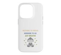 Retired Zen Mindful Man Grandpa Meditation Humor Calm Case for iPhone 14 Pro