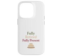 Retired Zen Mindful Man Grandpa Meditation Humor Calm Case for iPhone 14 Pro