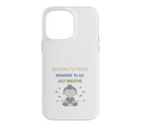 Retired Zen Mindful Man Grandpa Meditation Humor Calm Case for iPhone 14 Pro Max