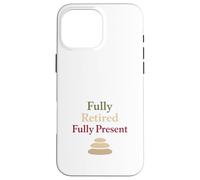 Retired Zen Mindful Man Grandpa Meditation Humor Calm Case for iPhone 16 Pro Max