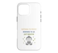 Retired Zen Mindful Man Grandpa Meditation Humor Calm Case for iPhone 16 Pro Max