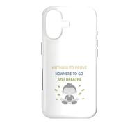 Retired Zen Mindful Man Grandpa Meditation Humor Calm Case for iPhone 17