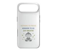 Retired Zen Mindful Man Grandpa Meditation Humor Calm Case for iPhone Air